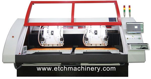 Four-spindle PCB CNC drilling machine for high-volume through-hole production