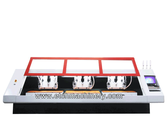 six spindle pcb cnc drilling and routing machine