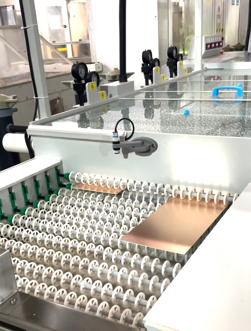 etching machine testing