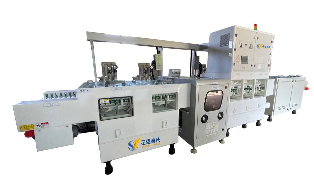 Brushing, Rinse & Drying Machine