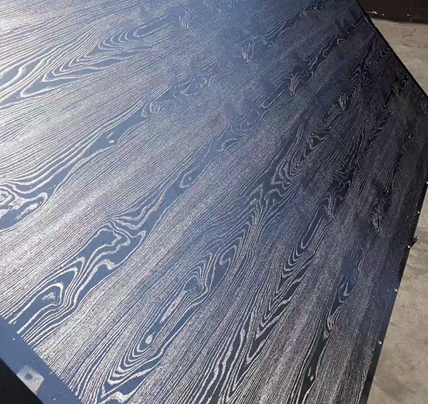 Embossed press plate etching