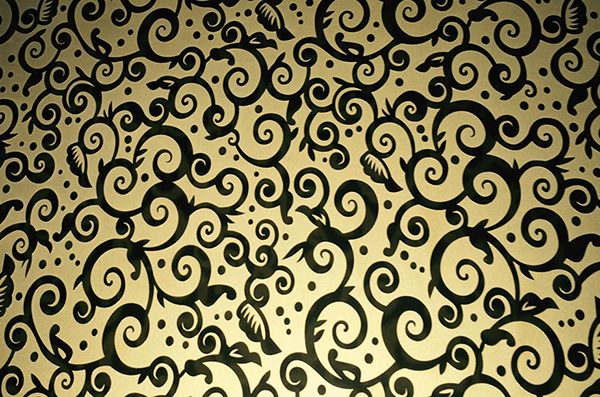 etched gold mirror nameplate for medical device