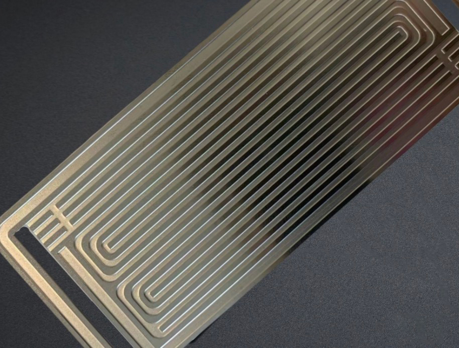 Chemical etched bipolar plate